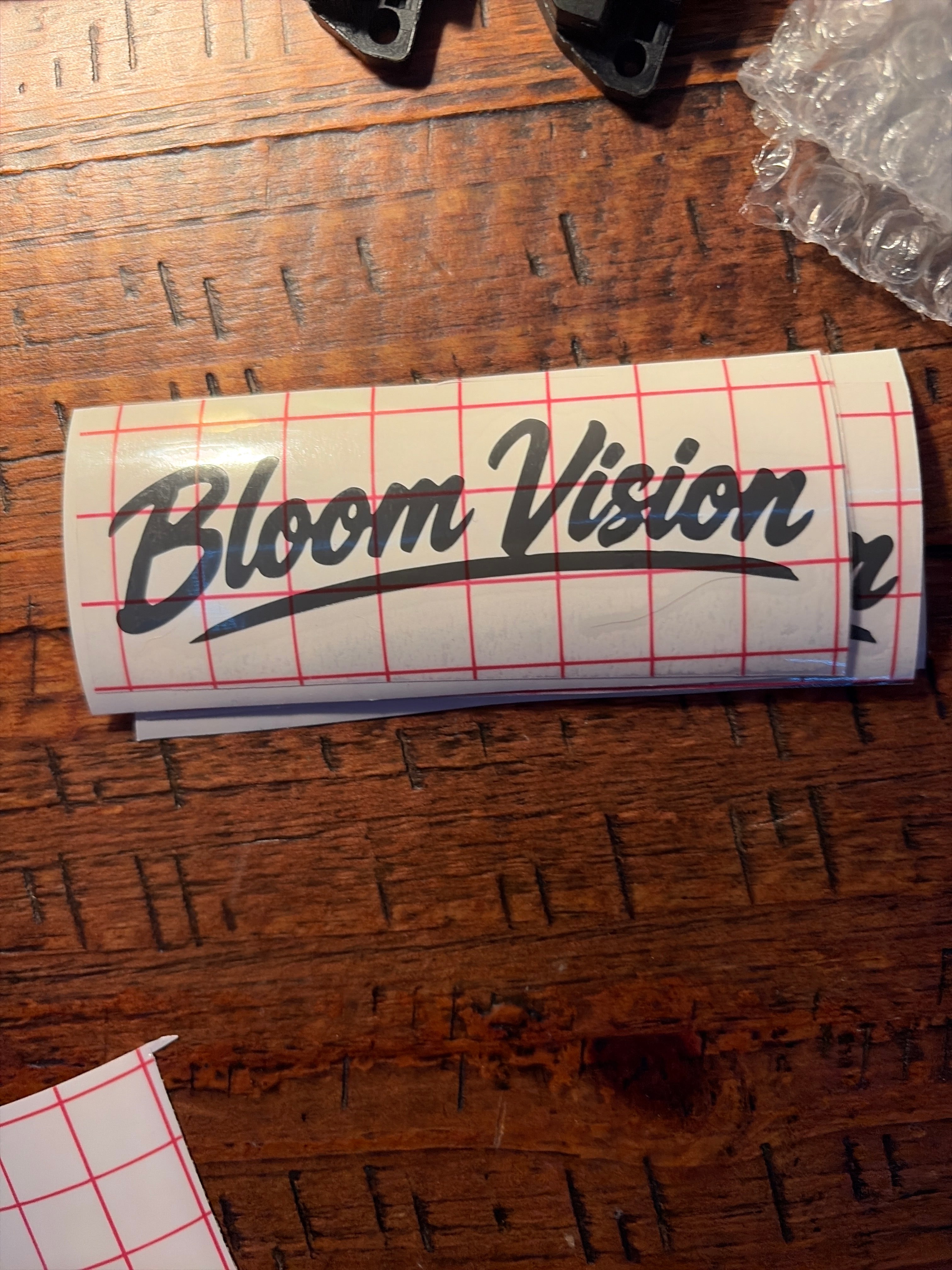 Bloom Vision stickers