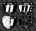 ODI plate decal (PUT IN ORDER DESCRIPTION WHAT NUMBER AND LOGOS YOU WANT)