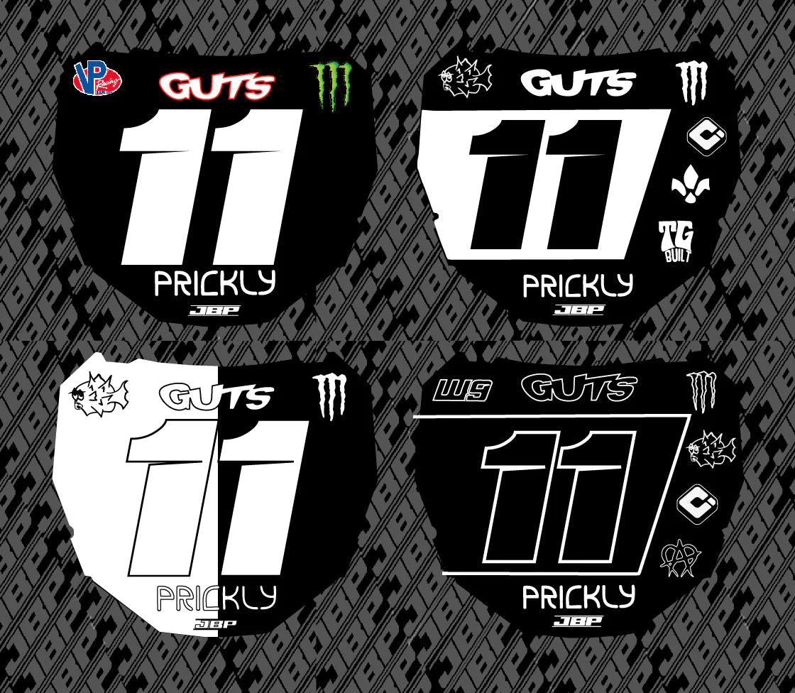 ODI plate decal (PUT IN ORDER DESCRIPTION WHAT NUMBER AND LOGOS YOU WANT)